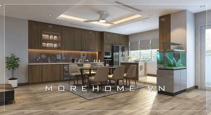 Mẫu bàn ăn đẹp MoreHome
